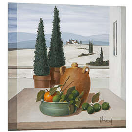 Tableau en PVC Nature morte aux citrons verts