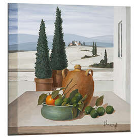 Magnettafel Stillleben mit Limetten