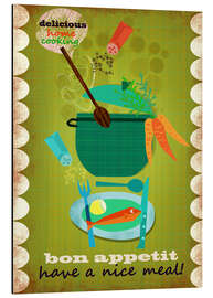 Magnettafel Bon Appetit