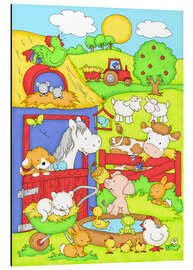 Magnettafel Ein Tag auf dem Bauernhof