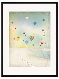 Gerahmter Kunstdruck Der Ballontag