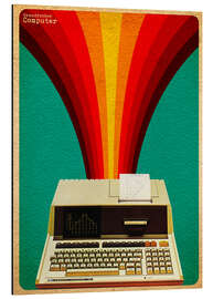 Magnettafel Grandfather Computer