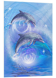 Foam board print Dolphins Joyride