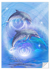 Sisustustarra Dolphins Joyride