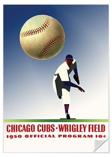 Naklejka na ścianę chicago cubs 1950