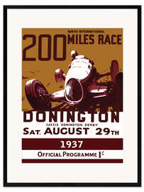 Framed art print donington
