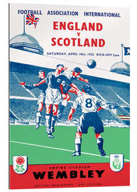 Stampa su plexi-alluminio England - Scotland 1953