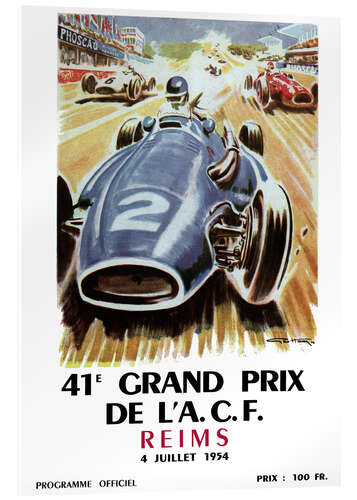 Acrylglas print grand prix reims