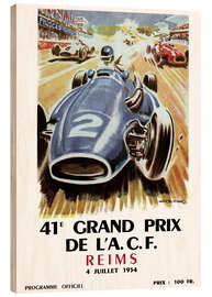 Hout print grand prix reims