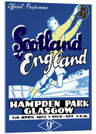 Akrylbillede scotland vs england 1952