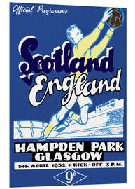 Foam board print scotland vs england 1952