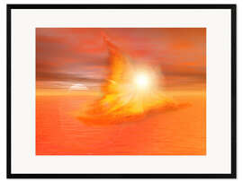 Framed art print The Fire Angel