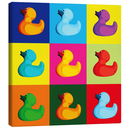 Canvas print Pop art duck