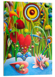 Gallery print phantasy garden with heart 1