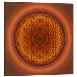 Magnettafel Blume des Lebens 1