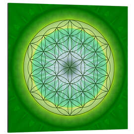 Aluminium print Flower of Life 3