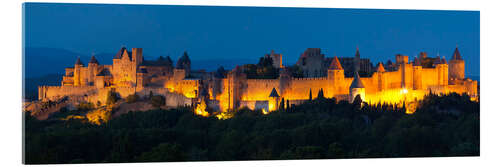 Akrylbilde France - Castle Carcassone