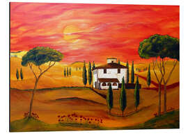 Magnettafel Wärme der Toskana