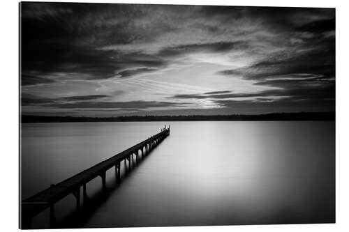 Gallery print Beautiful bridge in sunset