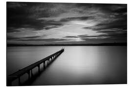 Magnettafel Schöner Steg im Sonnenuntergang