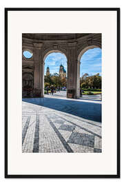 Gerahmter Kunstdruck Hofgarten in München