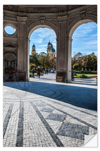 Selvklebende plakat Hofgarten i München