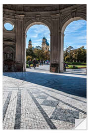 Selvklebende plakat Hofgarten i München