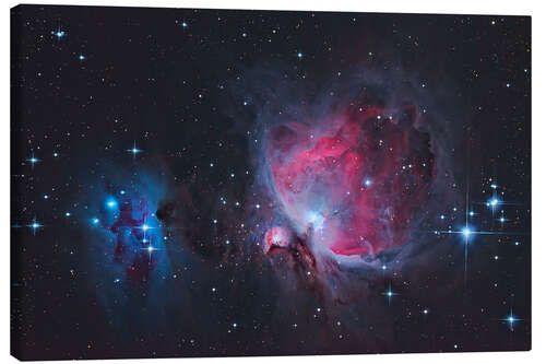 Canvas print Great Orion Nebula & Running Man