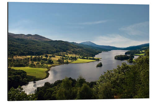 Tableau en aluminium Écosse - Vue de la Reine au Loch Tummel