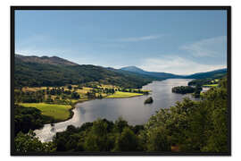 Gerahmter Kunstdruck Schottland - Queen's View am Loch Tummel