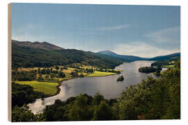 Hout print Scotland - Queen&#039;s View at Loch Tummel