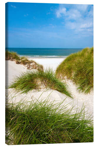 Leinwandbild Nordsee - zauberhafte Dünen