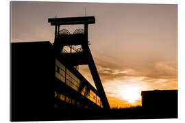 Gallery print Colliery in Sunset