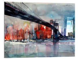 Gallery print New York, Brooklyn Bridge IV