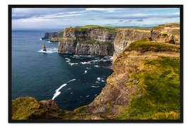 Gerahmter Kunstdruck Irland – Klippen von Moher