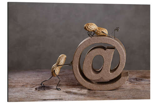 Aluminium print Simple Things - Email