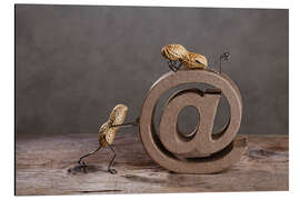 Aluminium print Simple Things - Email