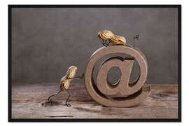 Gerahmter Kunstdruck Simple Things - Email