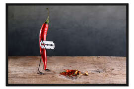 Gerahmter Kunstdruck Simple Things – Scharfe Chilischote