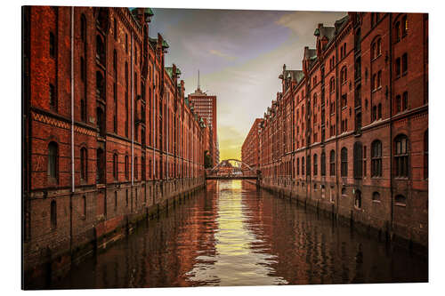 Cuadro de aluminio Speicherstadt