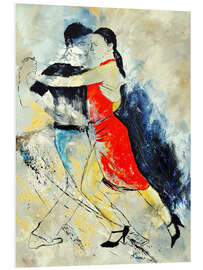 Foam board print Tango dancers