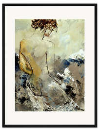 Gerahmter Kunstdruck Rückenakt