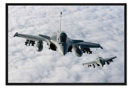 Gerahmter Kunstdruck Dassault Rafale B II