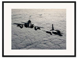 Gerahmter Kunstdruck Dassault Rafale B IV