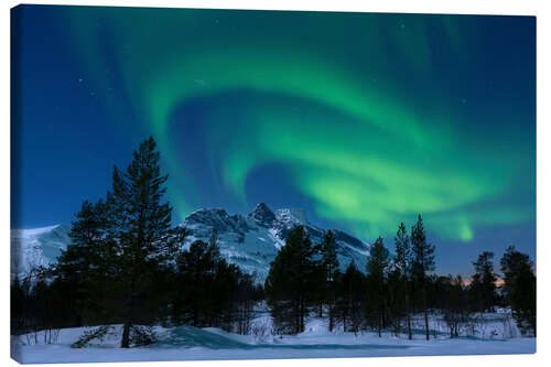 Leinwandbild Aurora Borealis in Norwegen II