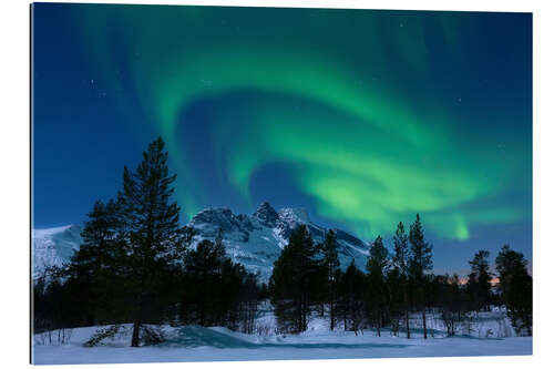 Gallery Print Aurora Borealis in Norwegen II