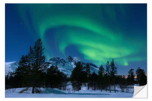 Wall sticker Aurora Borealis in Norway II