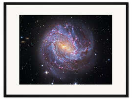 Gerahmter Kunstdruck Die südliche Feuerrad Galaxie