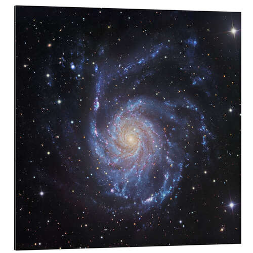 Aluminium print M101, The Pinwheel Galaxy in Ursa Major