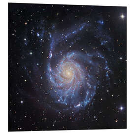 Foam board print M101, The Pinwheel Galaxy in Ursa Major